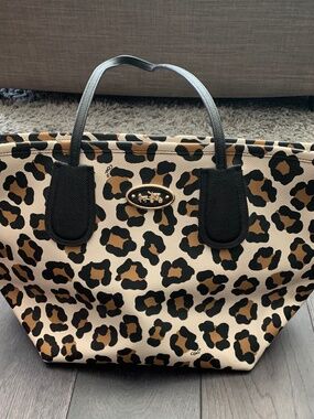 Coach Ocelot/leopard purse